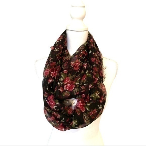 Floral Infiniti scarf - Picture 2 of 5